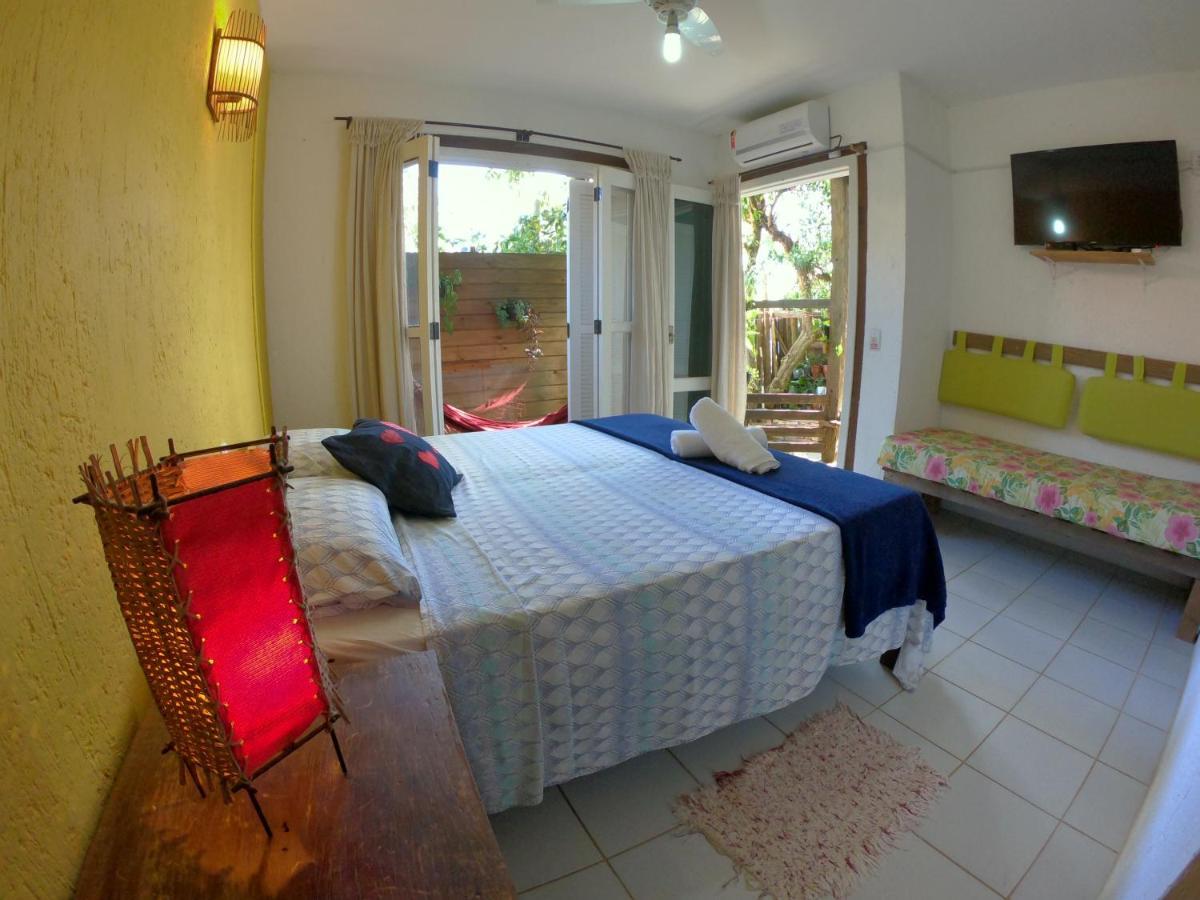 Pousada Canoa Azul Na Praia Da Ferrugem Garopaba Zimmer foto