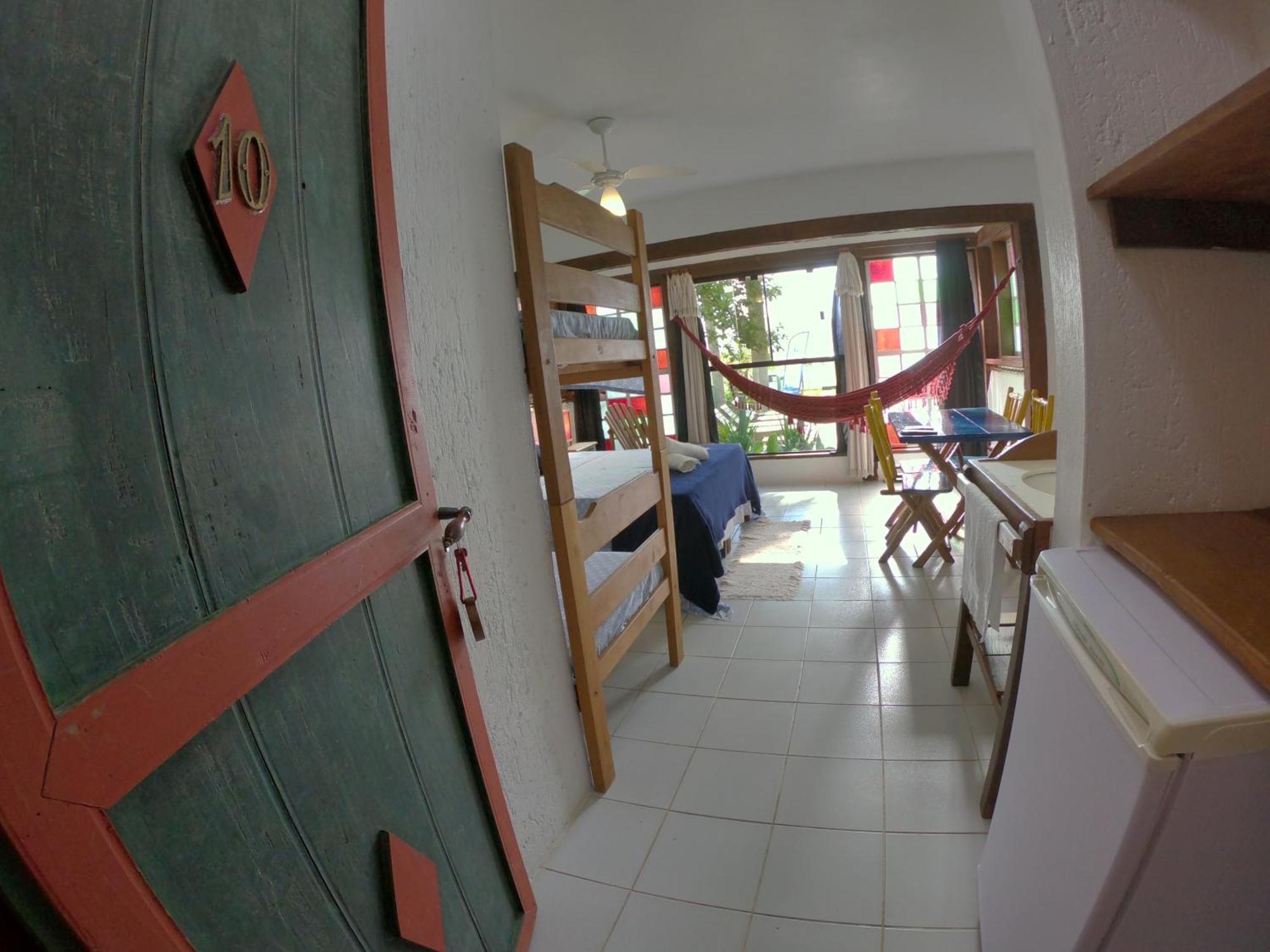 Pousada Canoa Azul Na Praia Da Ferrugem Garopaba Zimmer foto