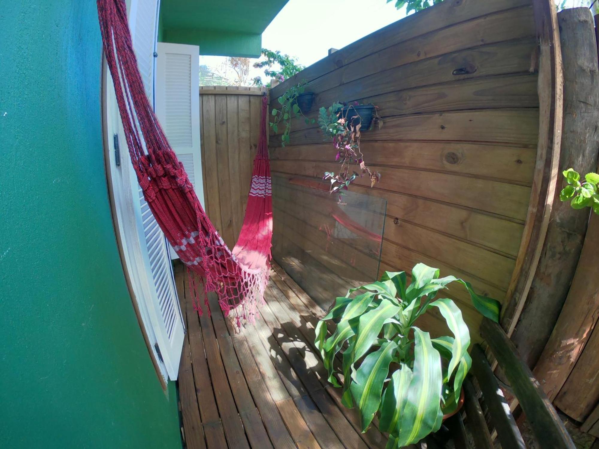 Pousada Canoa Azul Na Praia Da Ferrugem Garopaba Zimmer foto