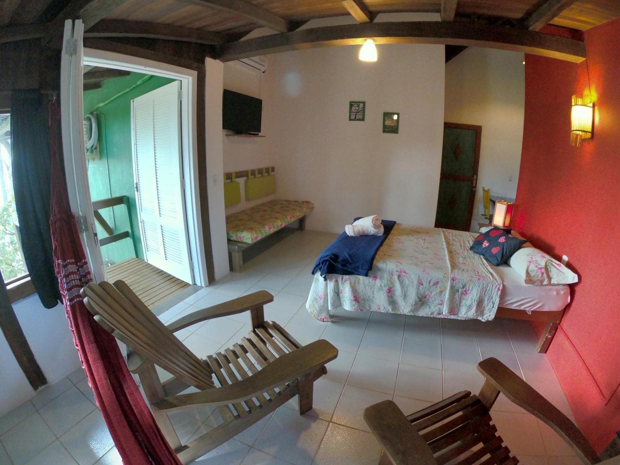 Pousada Canoa Azul Na Praia Da Ferrugem Garopaba Zimmer foto