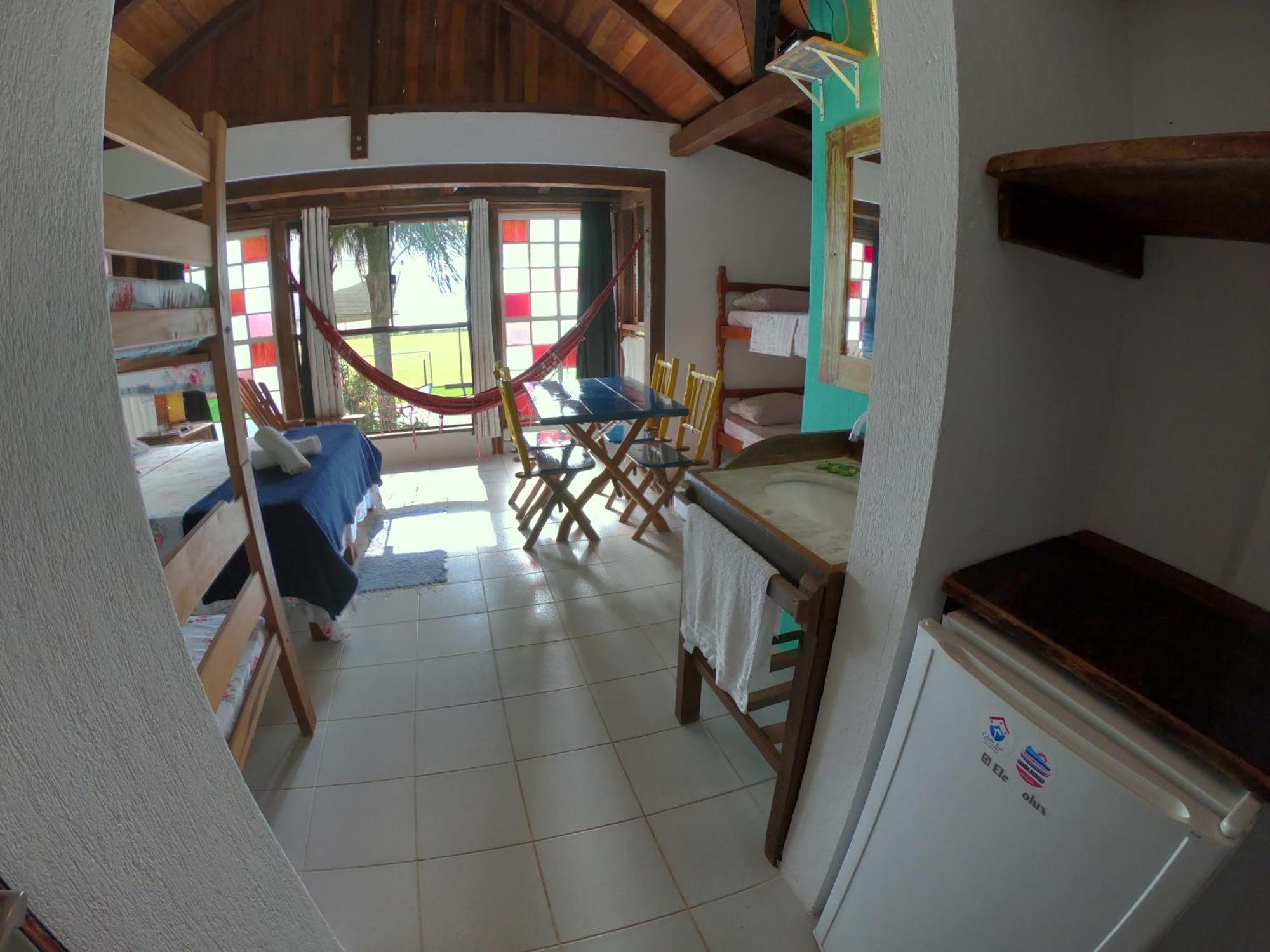 Pousada Canoa Azul Na Praia Da Ferrugem Garopaba Zimmer foto